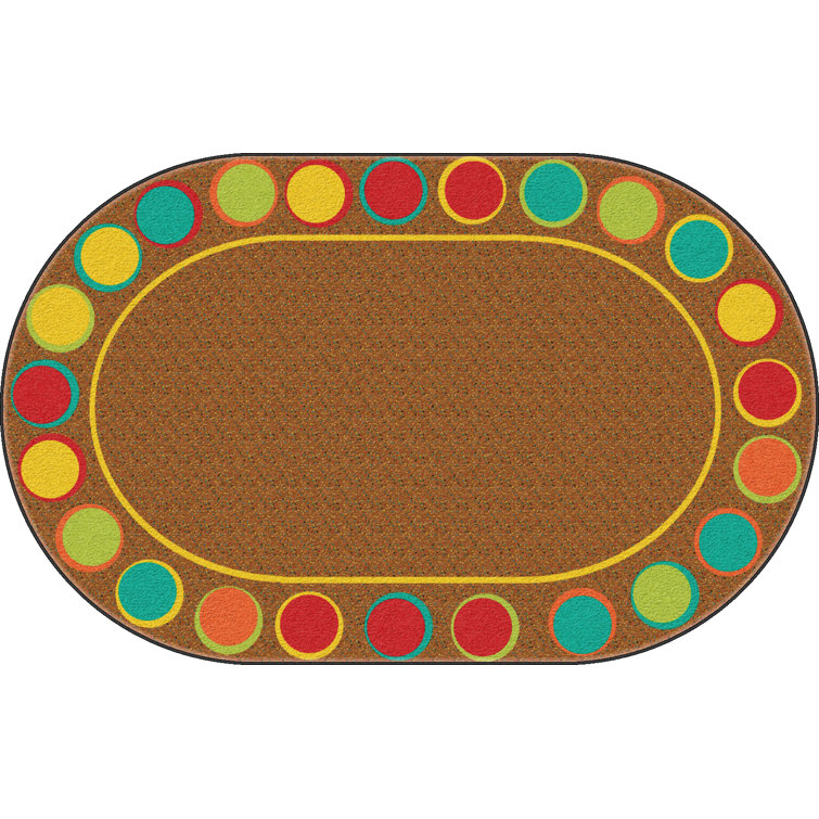 Flagship Carpets Sitting Spots Brown/Yellow Area Rug Wayfair